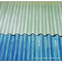 Galvanized prepainted corrugated steel roof